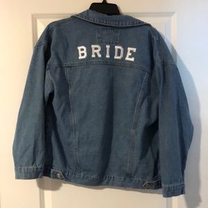 Blue jean jacket BRIDE
